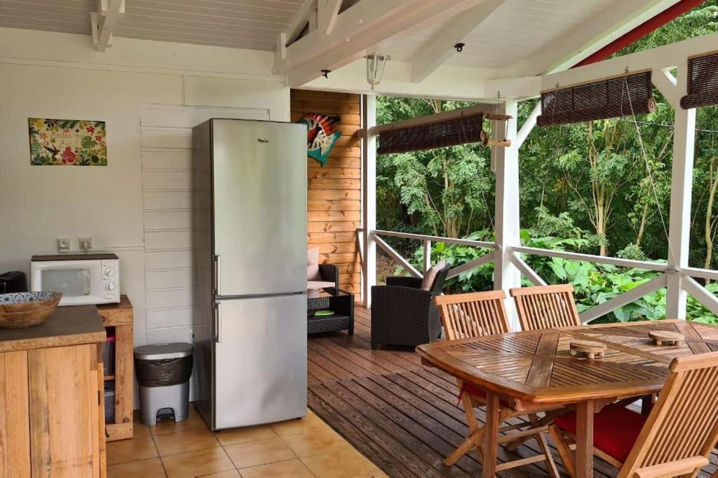 Grand Bungalow Avec Piscine Et Vue Mer Bouillante Eksteriør billede